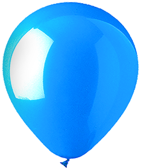 Blue Happy Heavenly Birthday Balloons