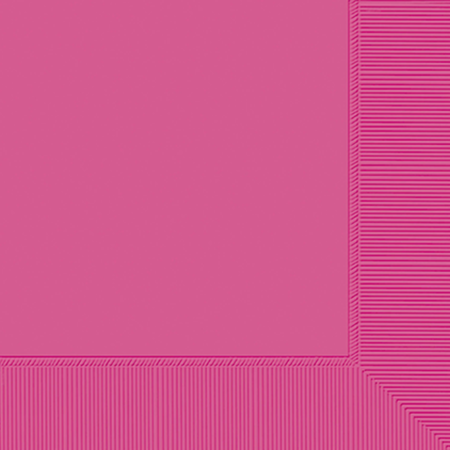 Bright Pink Custom Napkins Same Day Printing