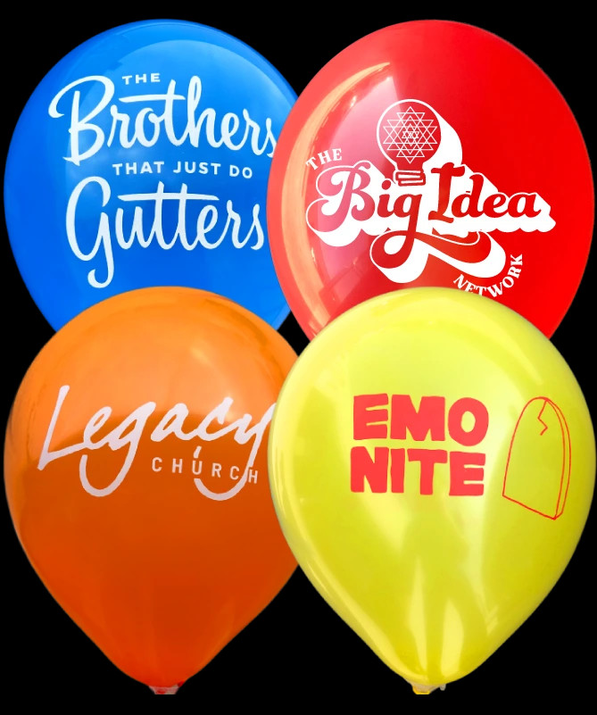 Latex Balloons with Logo.