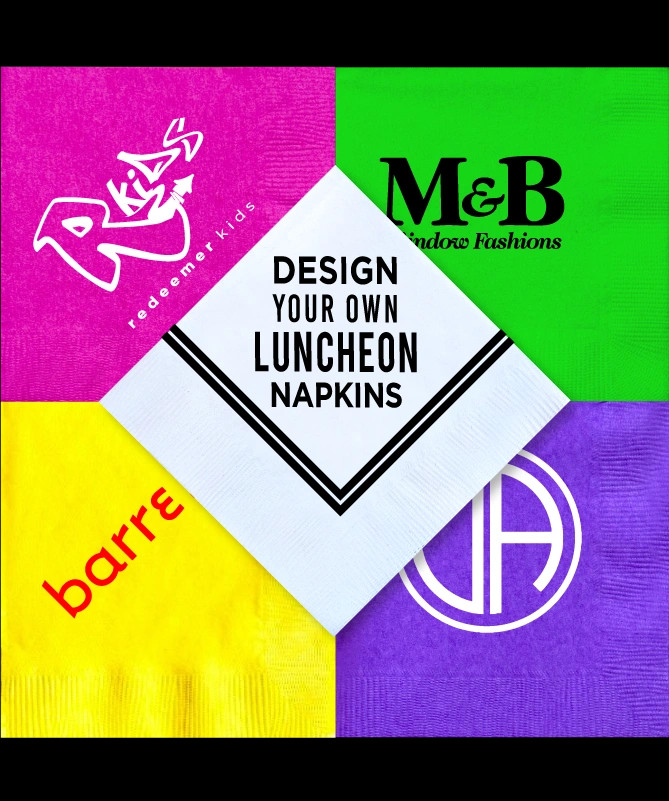 Custom Luncheon Napkins.