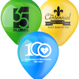 12 inch anniversary Jumbo Logo Balloons