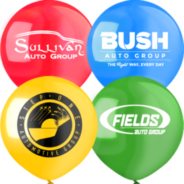 17 inch Jumbo Auto Dealership-Balloons Latex