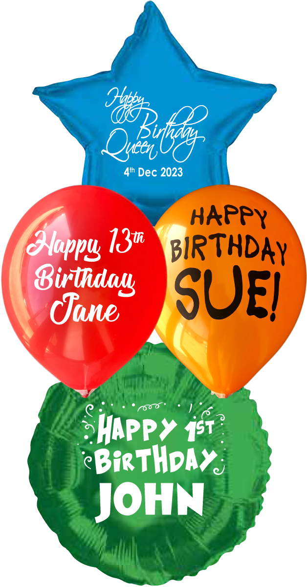 Custom Birthday Balloons
