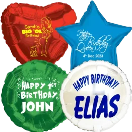Birthday Foil Balloons