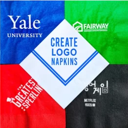 Cocktail Napkins with Logo
