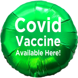 Covid Vaccine Available Balloons