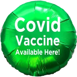 Covid Vaccine Available Balloons