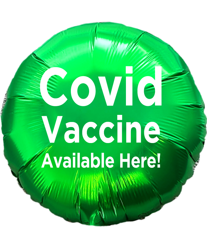 Covid Vaccine Available Balloons