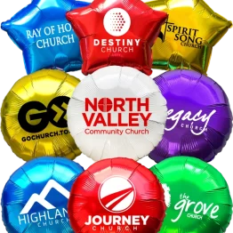 Custom Church Logo Balloons