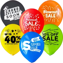 Customizable Business Design Balloons