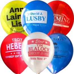 Election Campaign Balloons