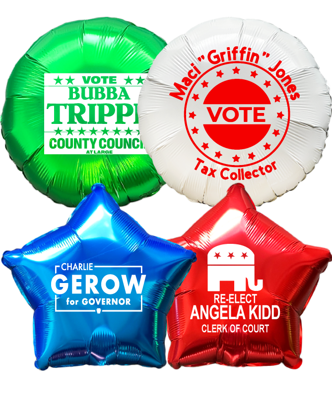 Election Campaign Balloons