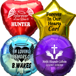 Memorial Mylar Balloons