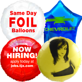 Same Day Custom Foil Balloons