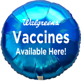 Vaccines Available Here Balloon