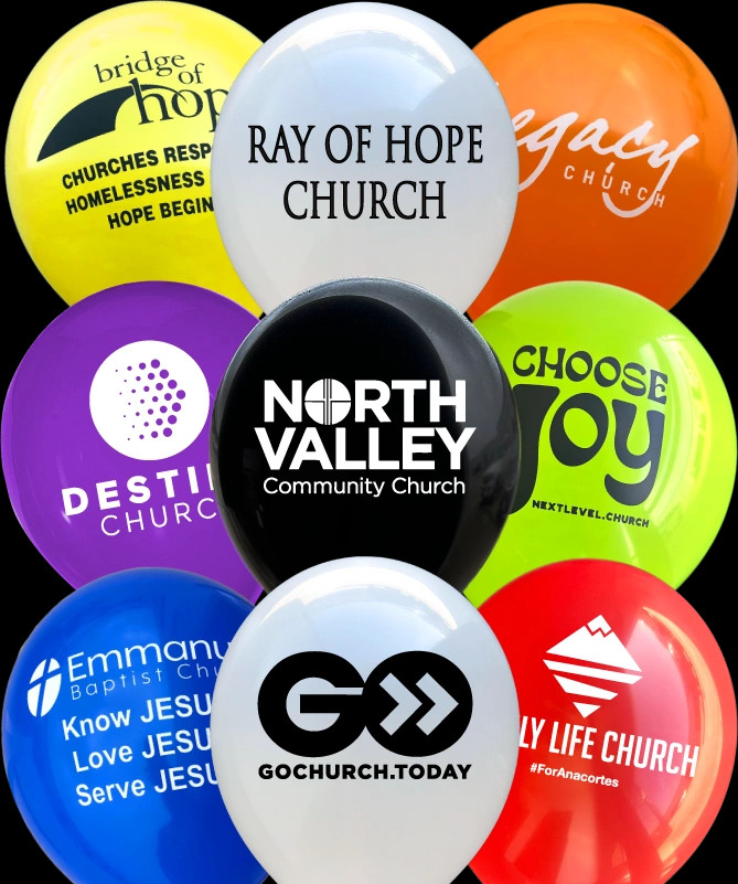 Latex Balloons for Church.