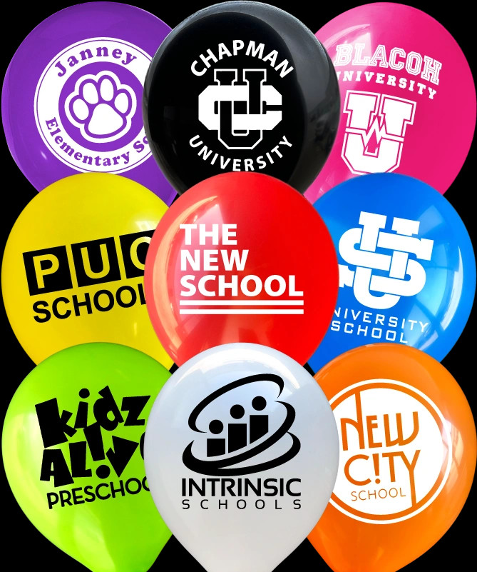 School Logo Balloons.