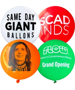 Custom Giant Balloons delivered same day.
