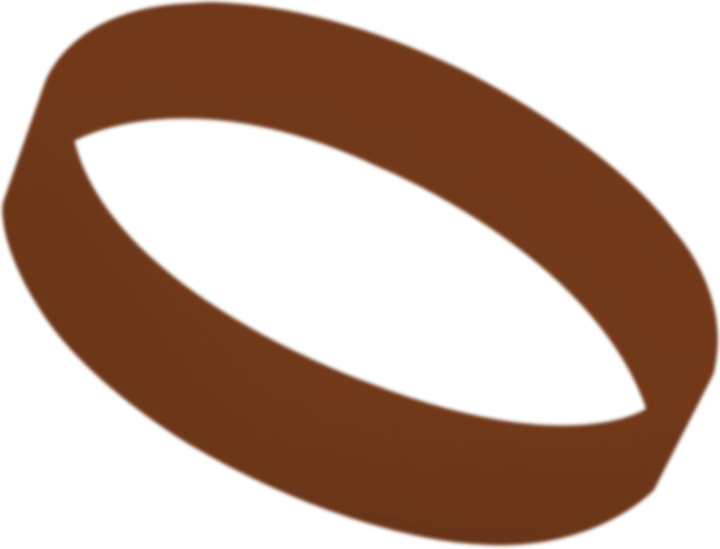 Brown Wristbands