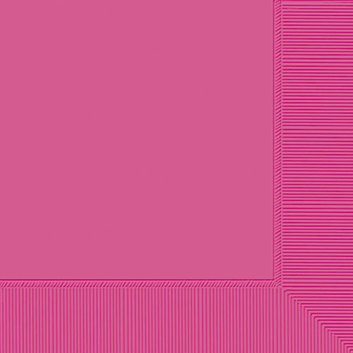 Bright Pink Custom Napkins Same Day Printing