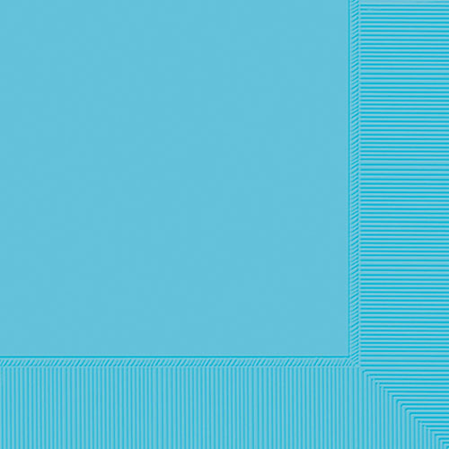 Caribbean Blue Custom Napkins Same Day Printing