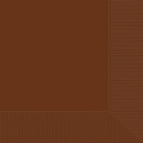 Chocolate Brown Custom Napkins Same Day Printing