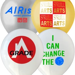 Custom Latex Balloons Multi-Color Imprint