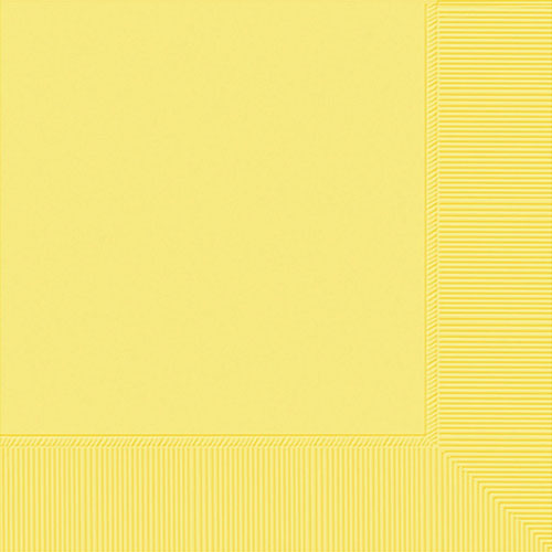 Light Yellow Custom Napkins Same Day Printing