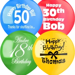 Customized Jumbo Birthday Balloons