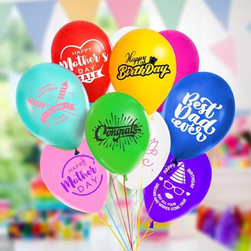 Personalised logo balloons