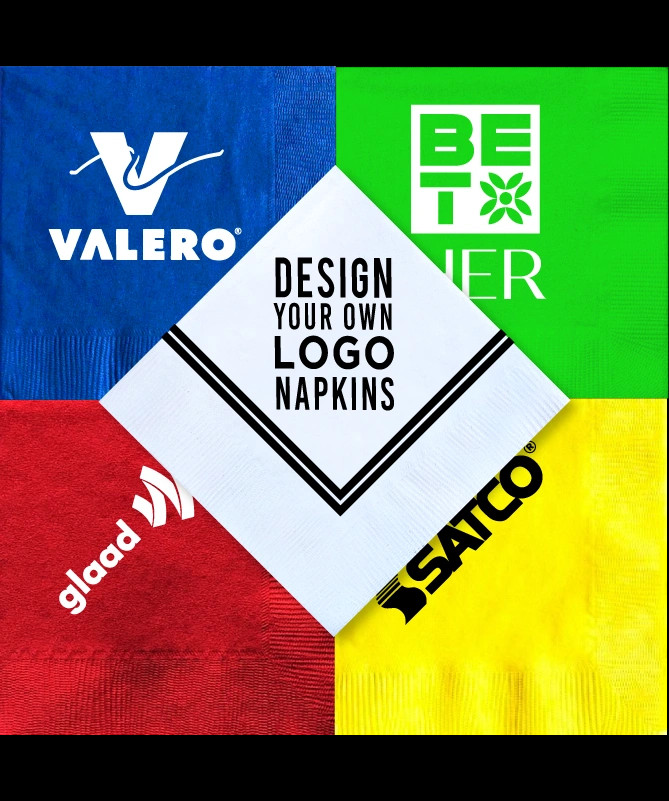 Design Your Own Logo Napkins.