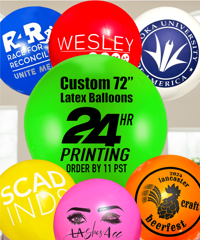 36" custom latex balloons giant balloons