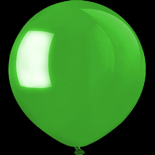 Green colored balloon.