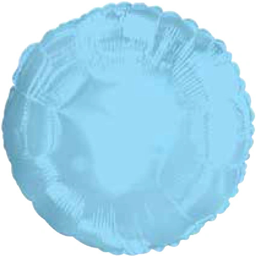 Light Blue Mylar Balloon.